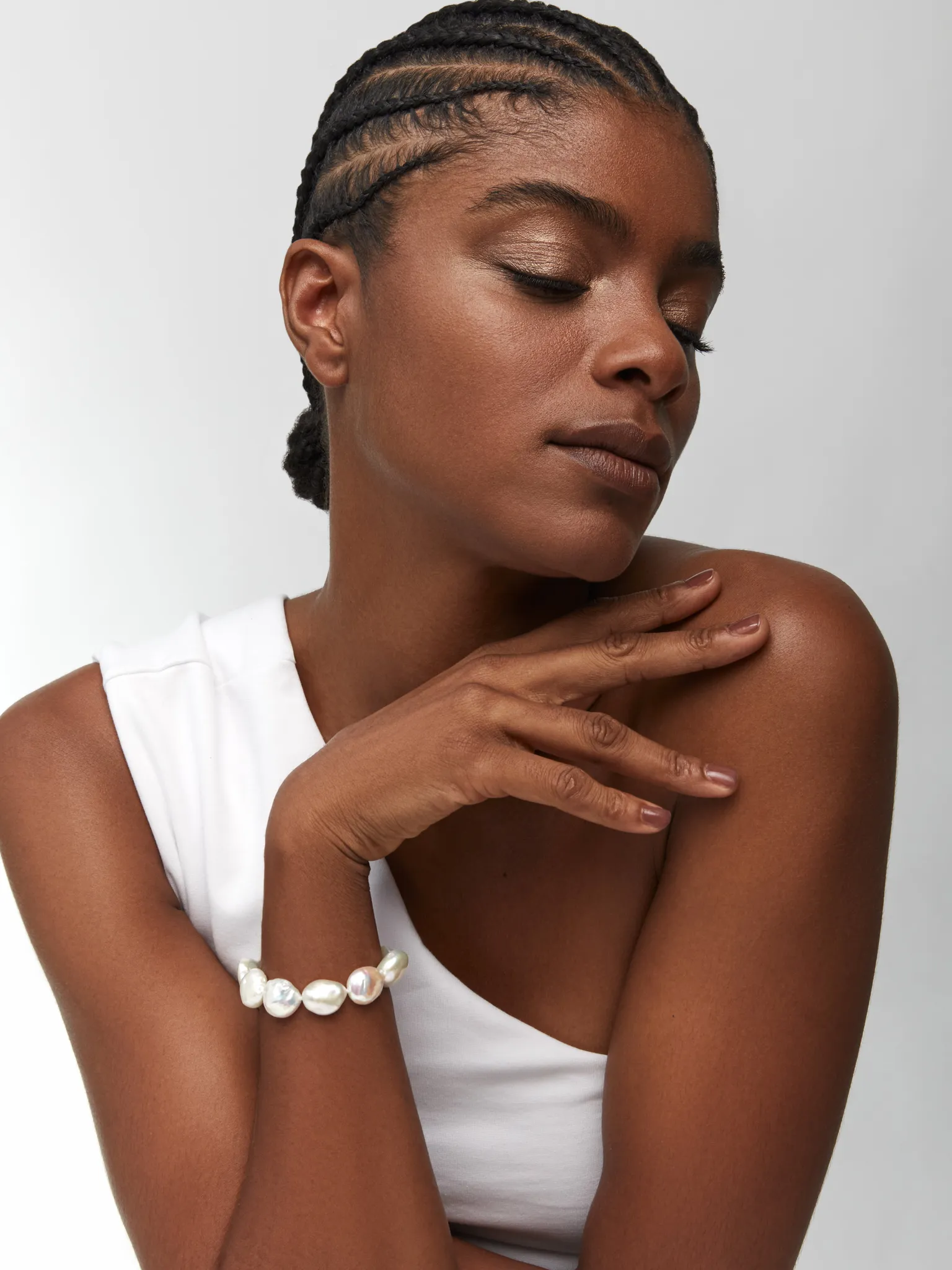 14kt Baroque Pearl Bracelet - Image 3