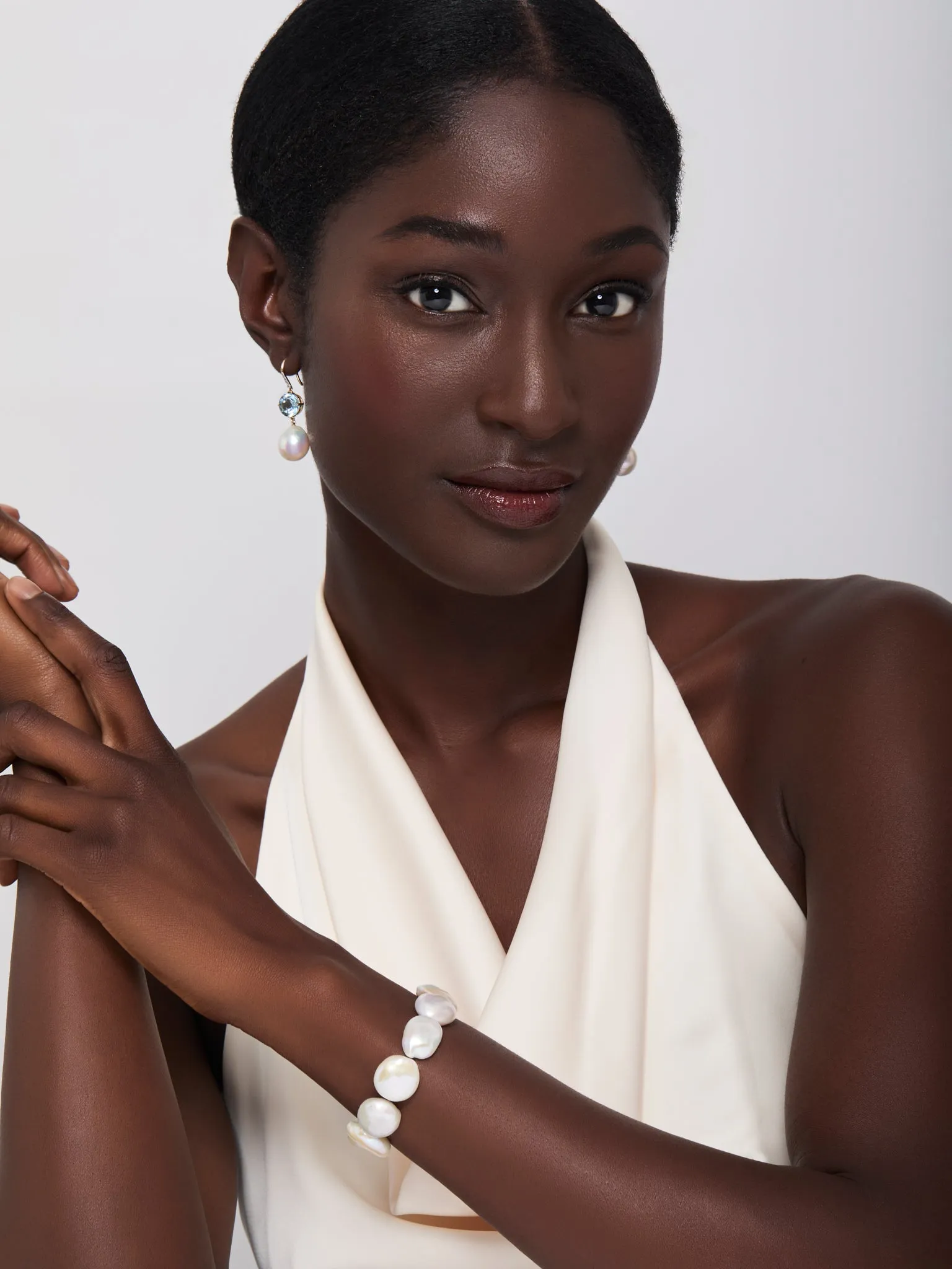 14kt Baroque Pearl Bracelet - Image 4
