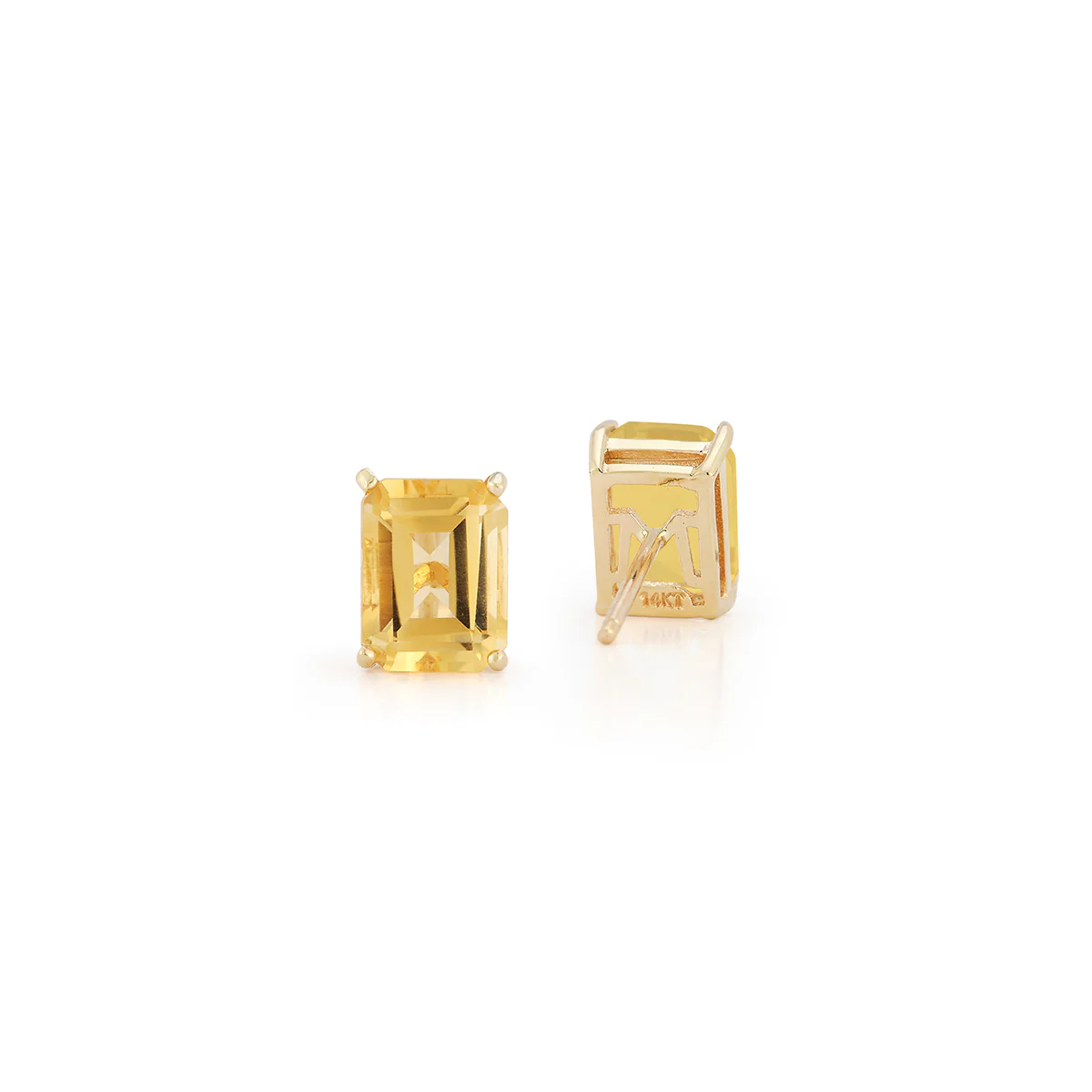 14kt Citrine Studs - Image 5