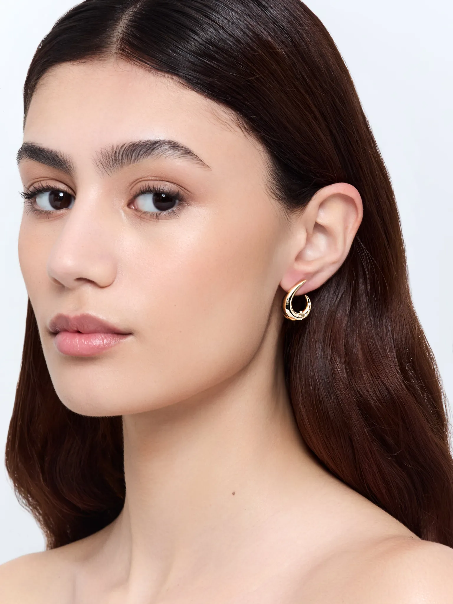 14kt Curl Earrings - Image 5