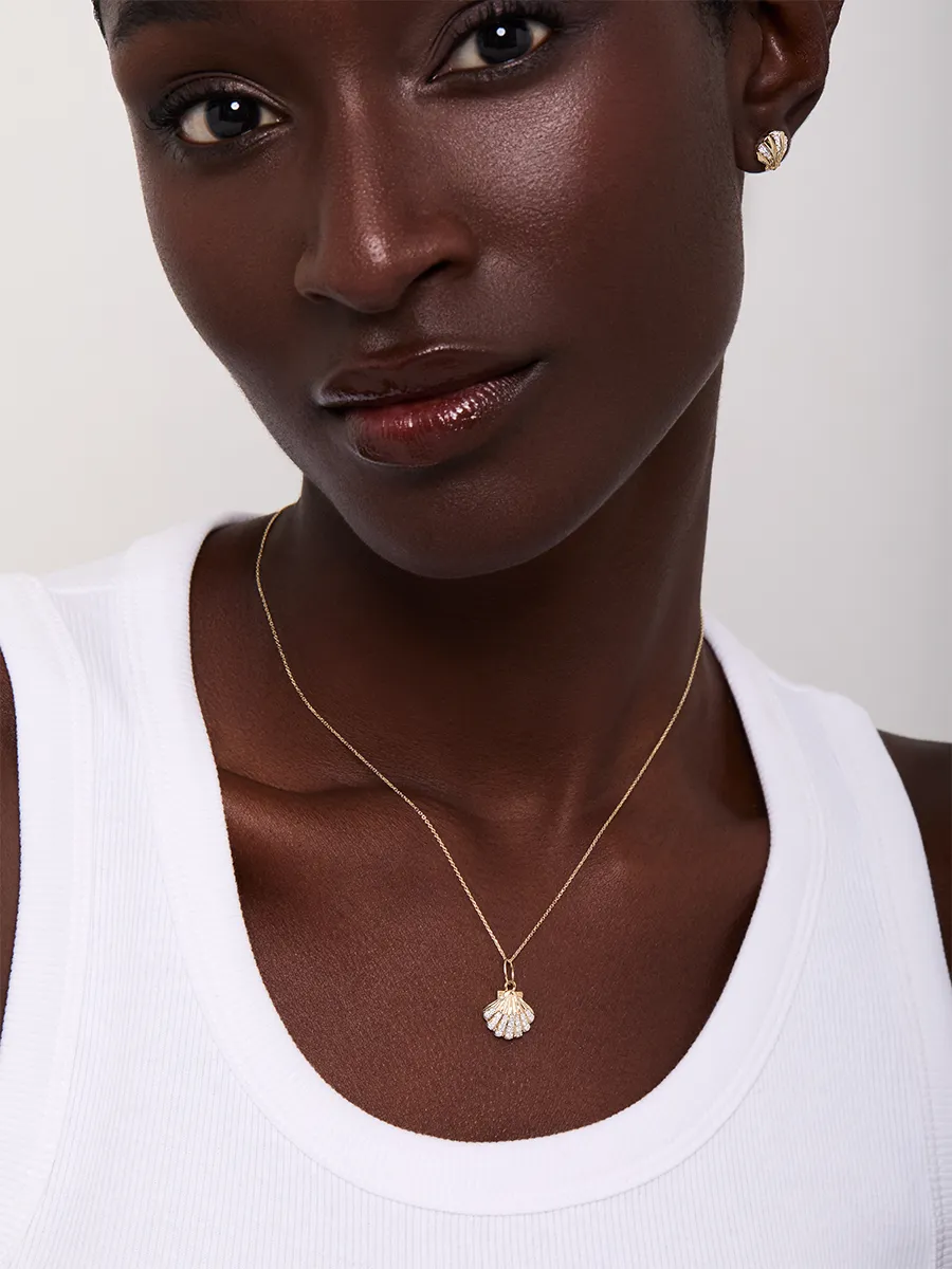 14kt Diamond Venus Necklace - Image 4