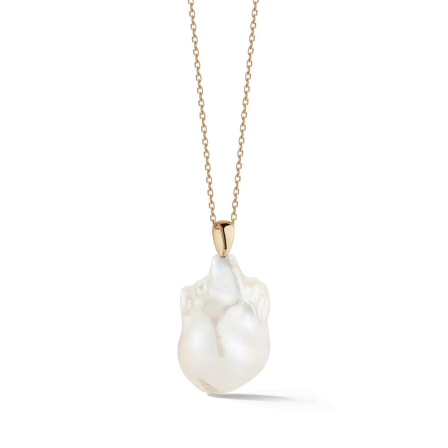 14kt Baroque Pearl Necklace - Image 2