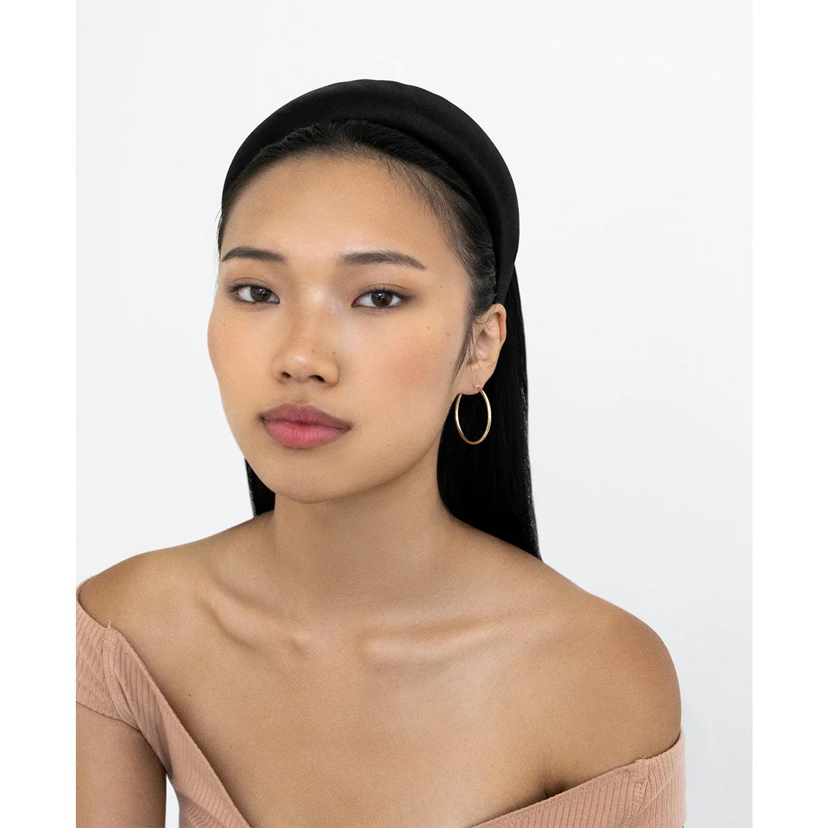 14kt 35mm Gold Hoops - Image 2