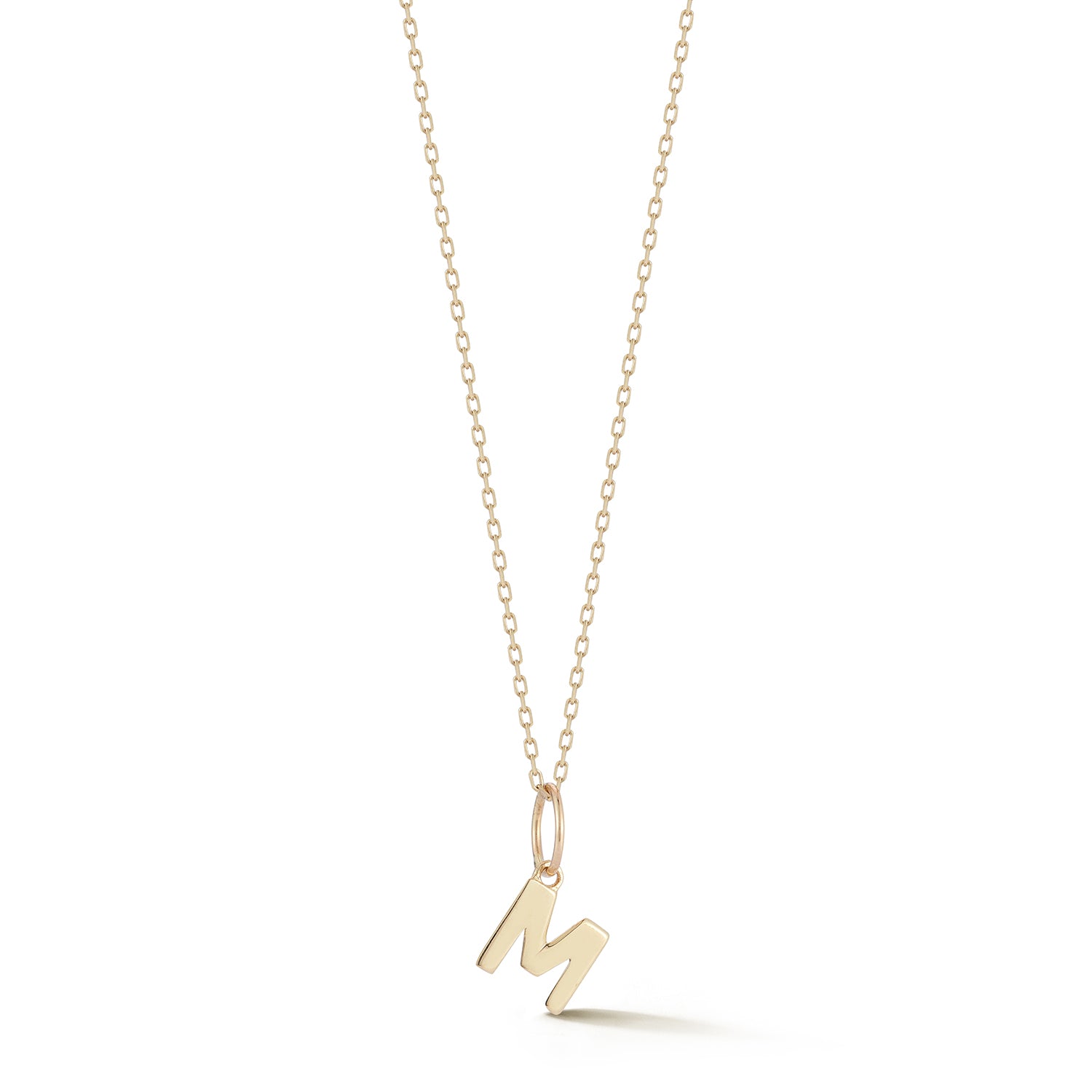 Gold Initial Necklace // A-Z
