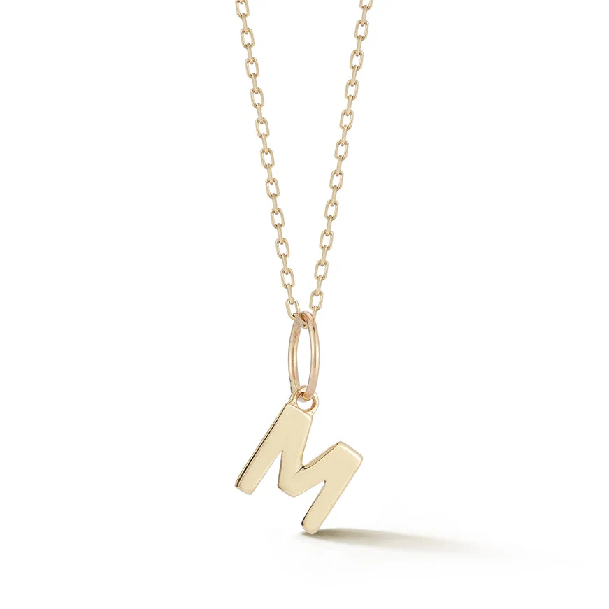 Gold Initial Necklace // A-Z - Image 2