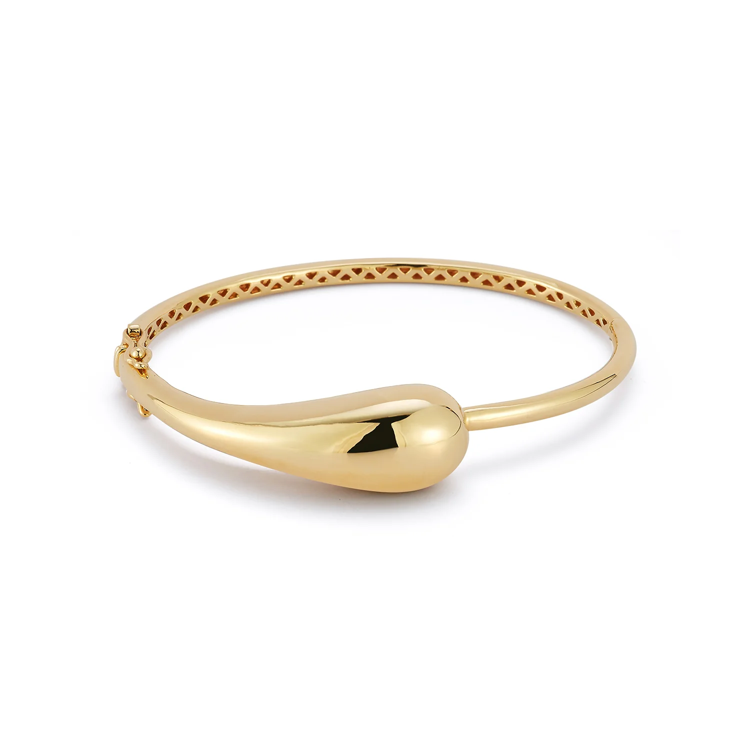 14kt Gold Water Droplet Bracelet - Image 4