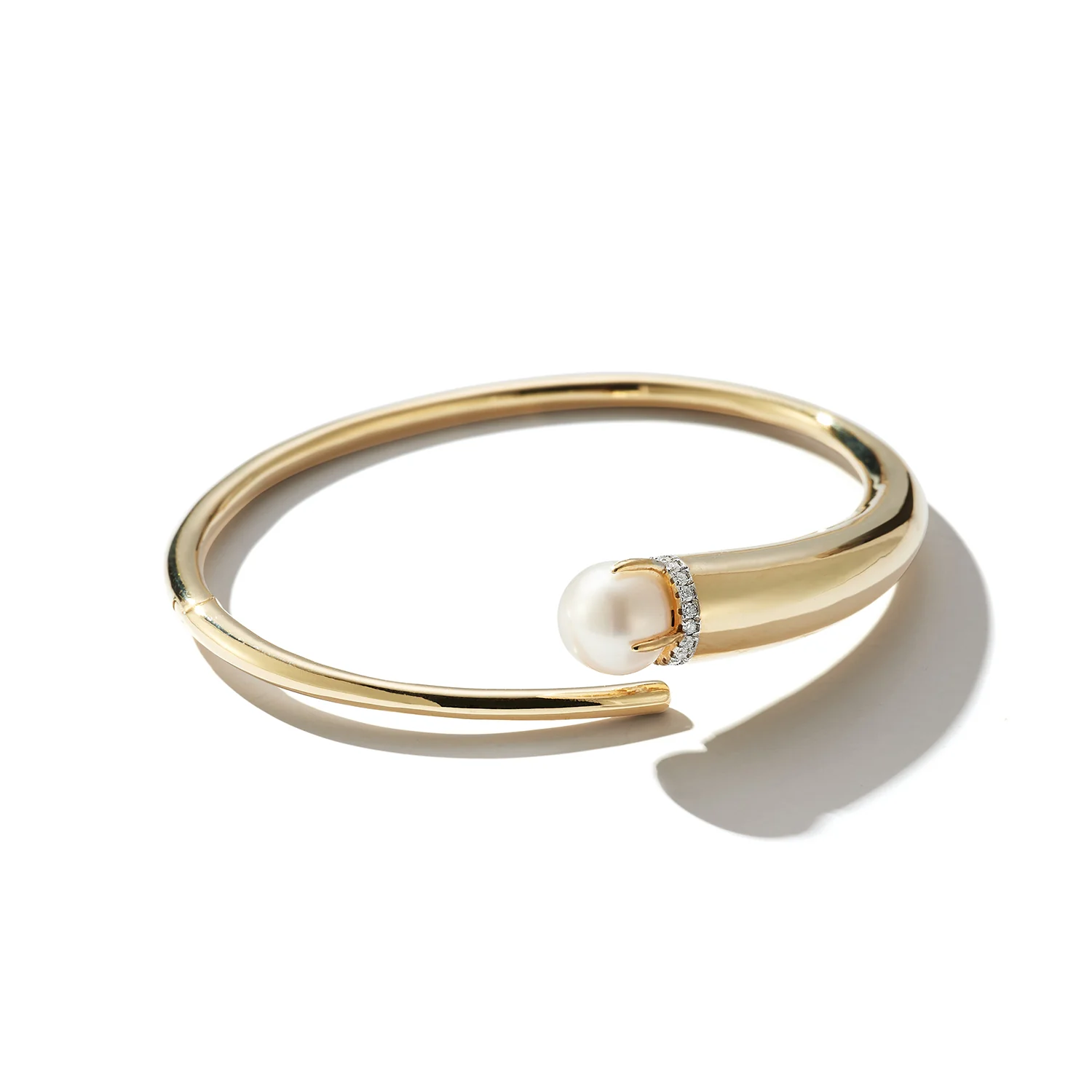 14kt Pearl Cornucopia Bracelet - Image 3