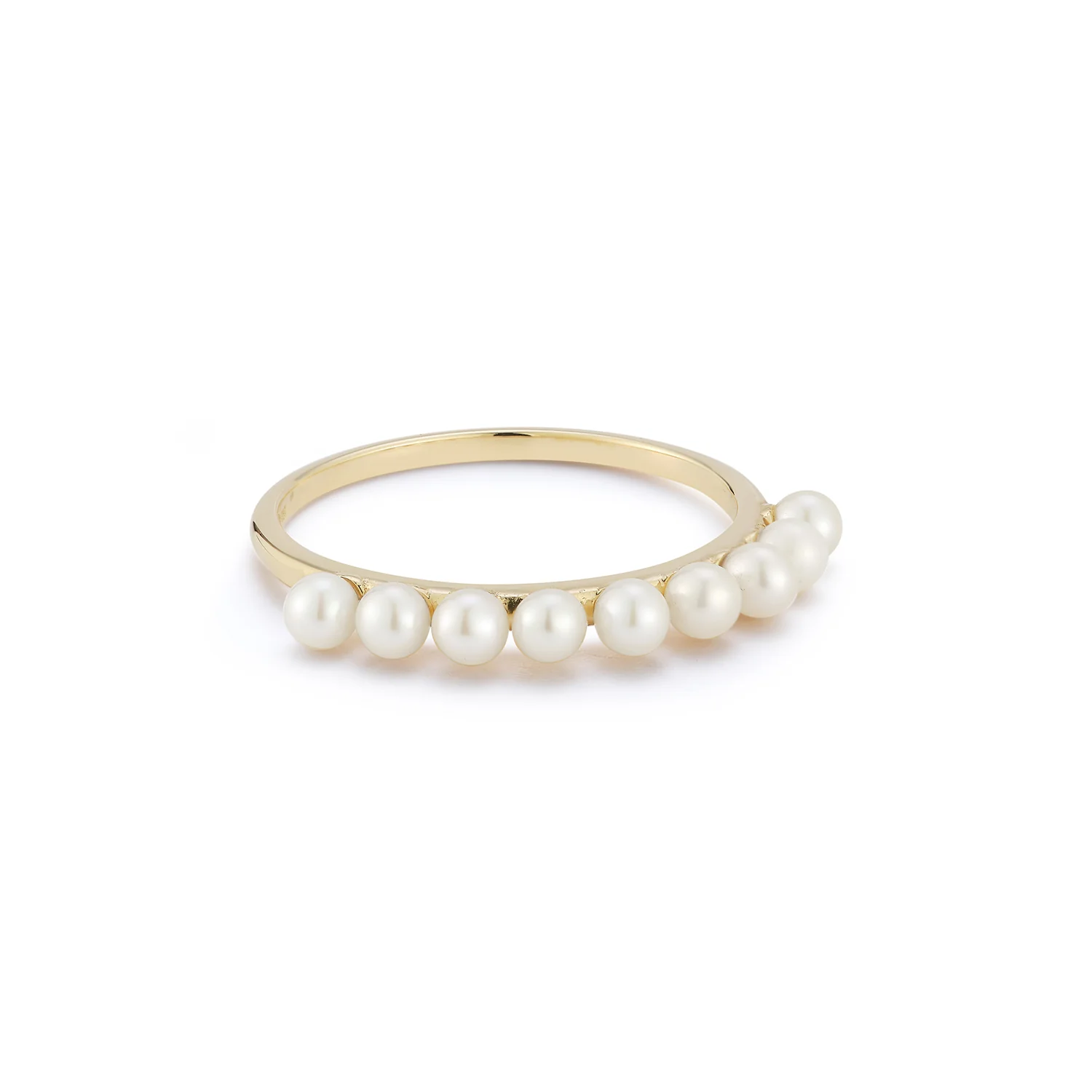 14kt Pearl Dot Band - Image 3