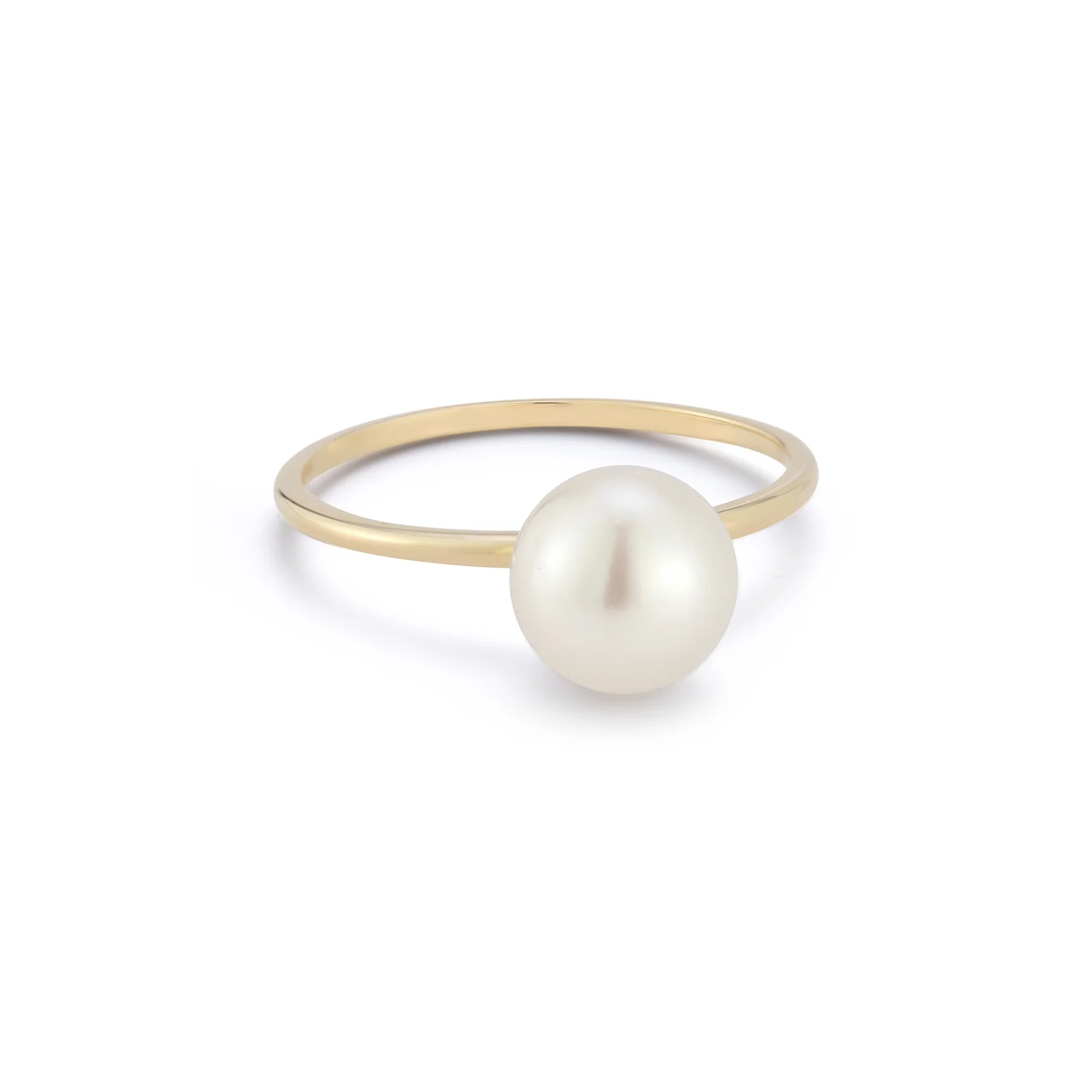 14kt Pearl Dot Ring - Image 4