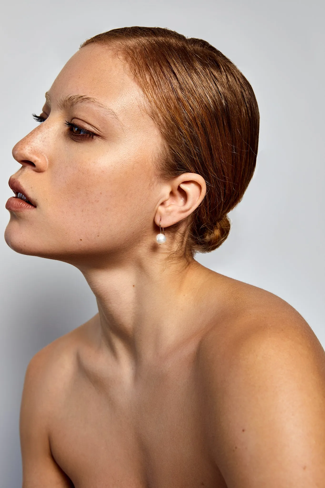 14kt Pearl Drop Earrings - Image 2