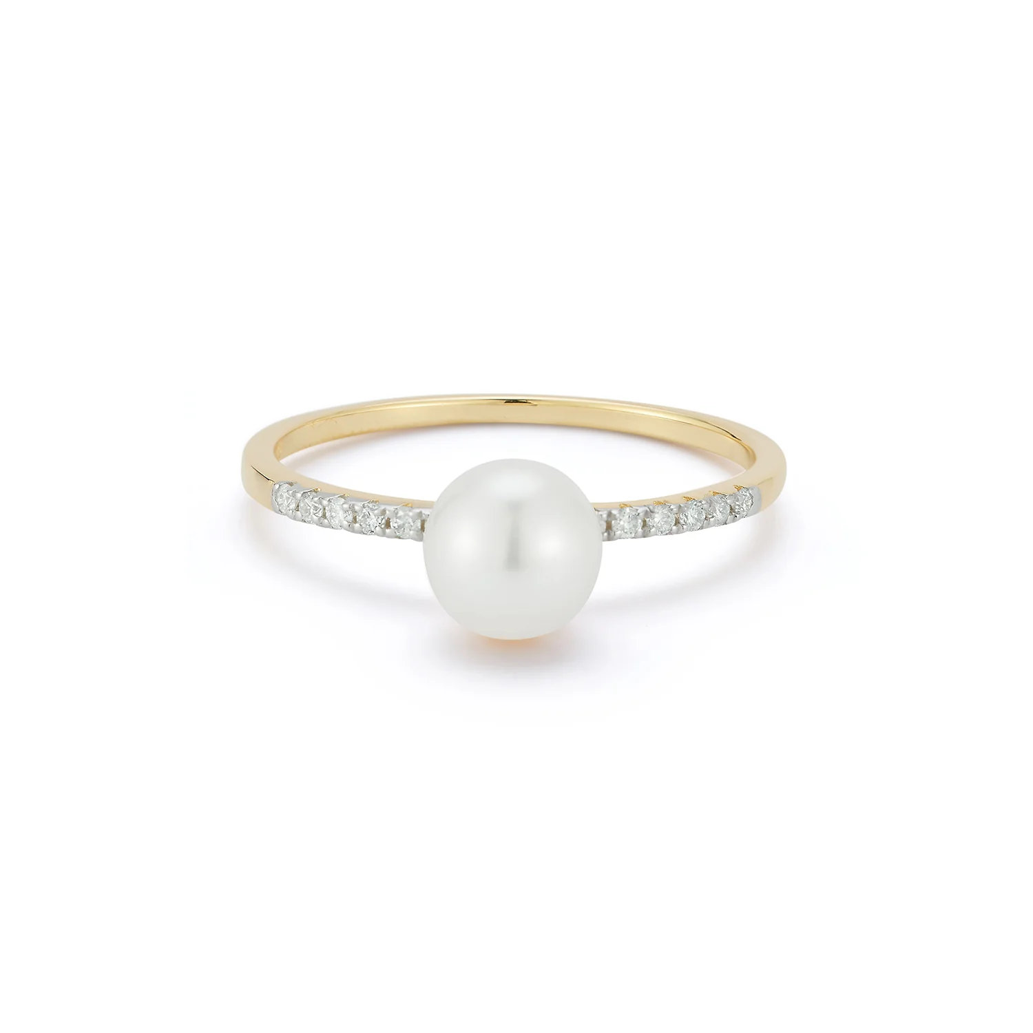 14kt Pearl Sphere Ring - Image 4