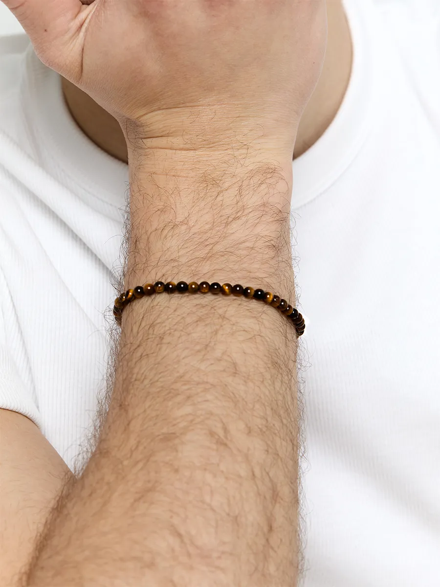 4mm Tigers Eye Bracelet - Image 2