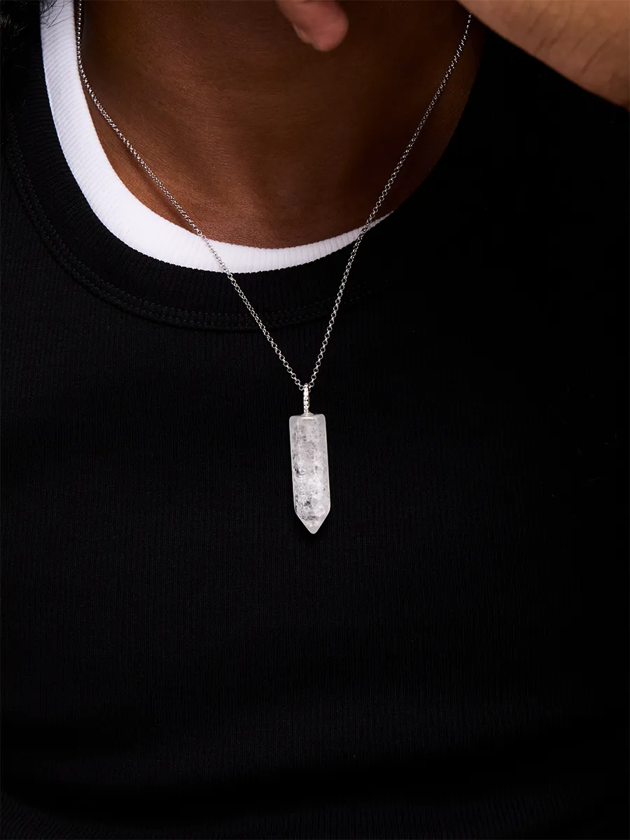 Diamond Healing Crystal Necklace - Image 3