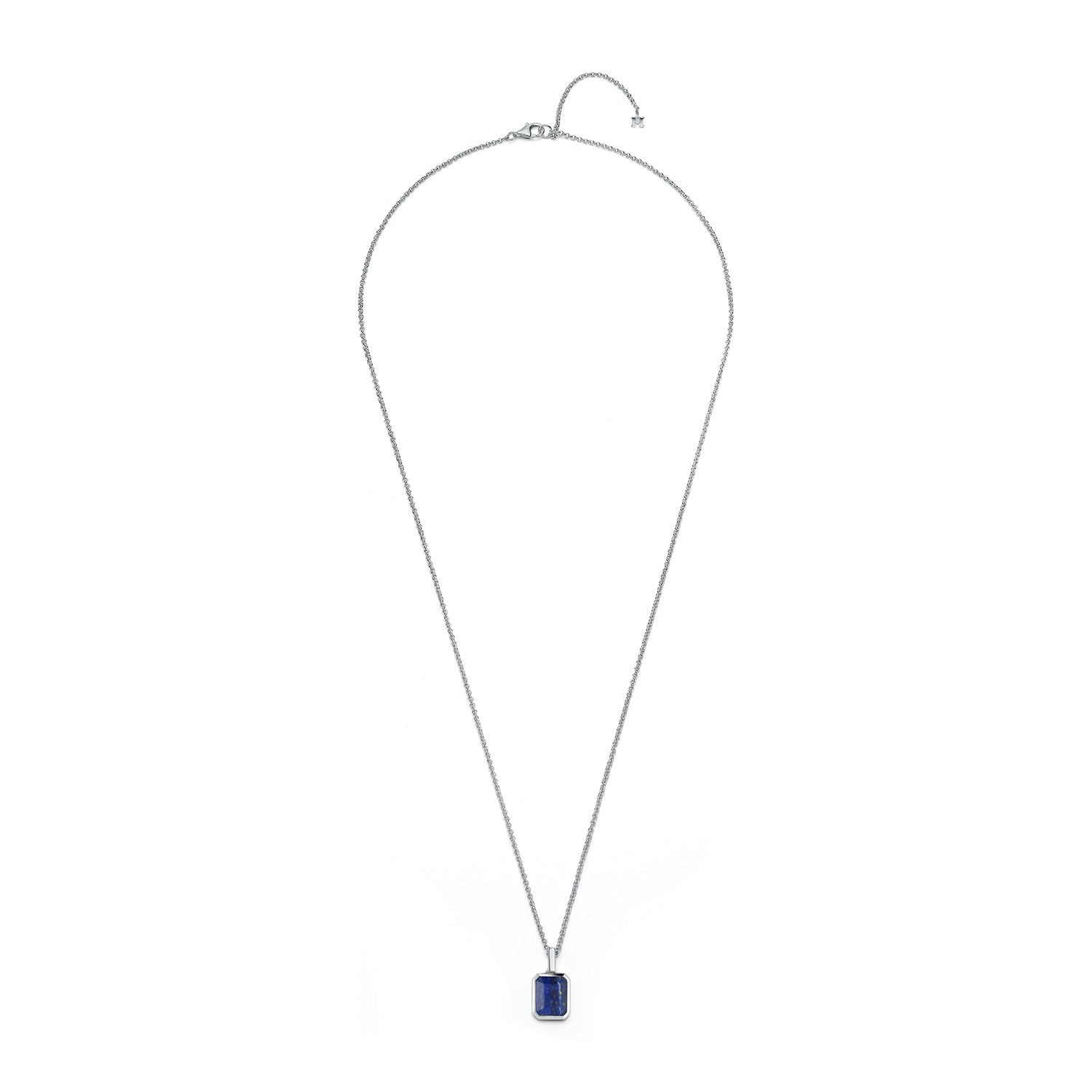 Emerald Cut Lapis Necklace - Image 4