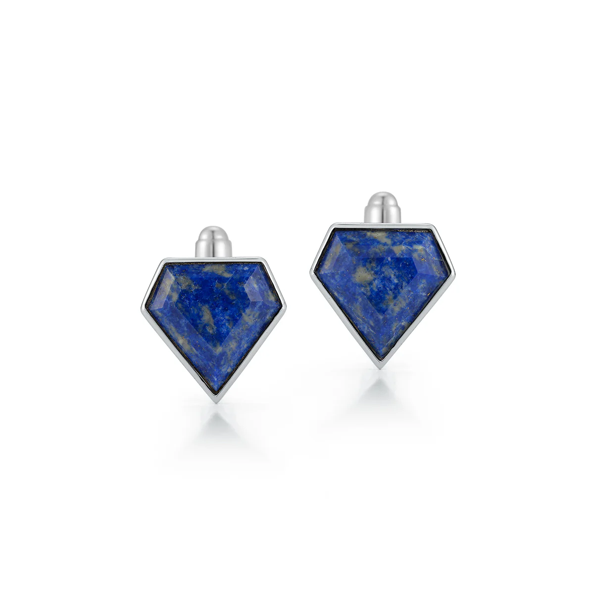 Lapis Pentagon Cufflinks - Image 6