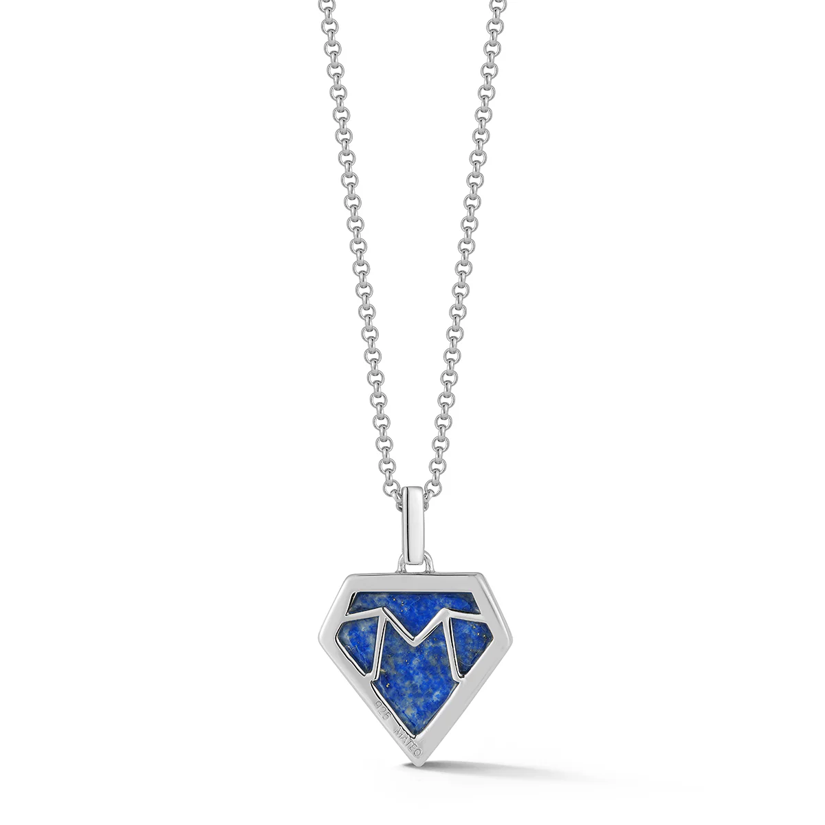 Lapis Pentagon Necklace - Image 4