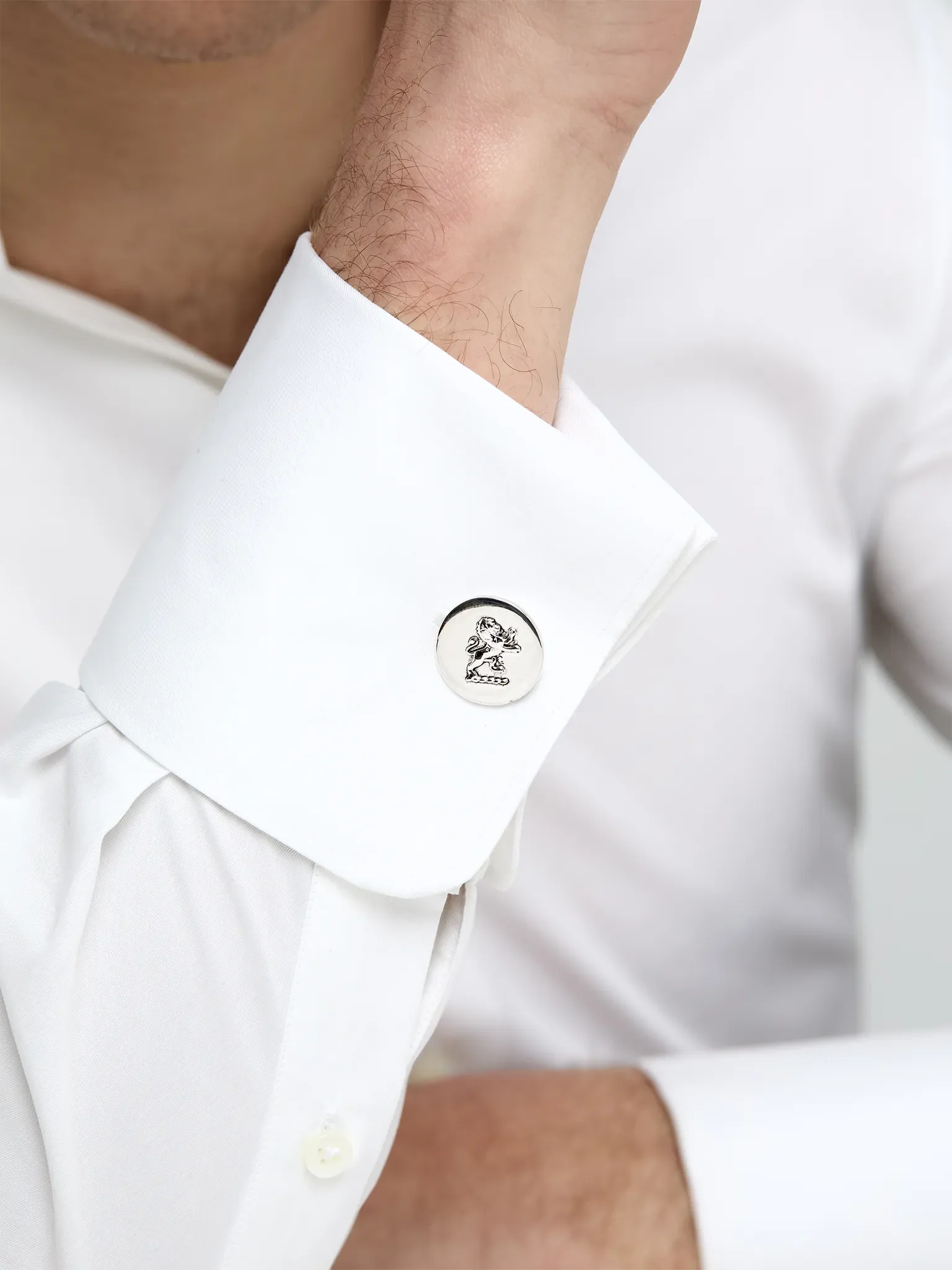 Lion Coin Cufflinks - Image 3