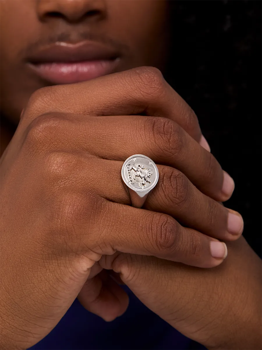 Lion Coin Ring - Image 4