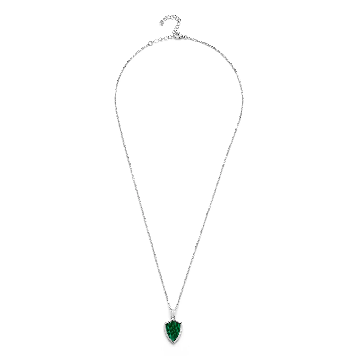 Malachite Shield Necklace - Image 5