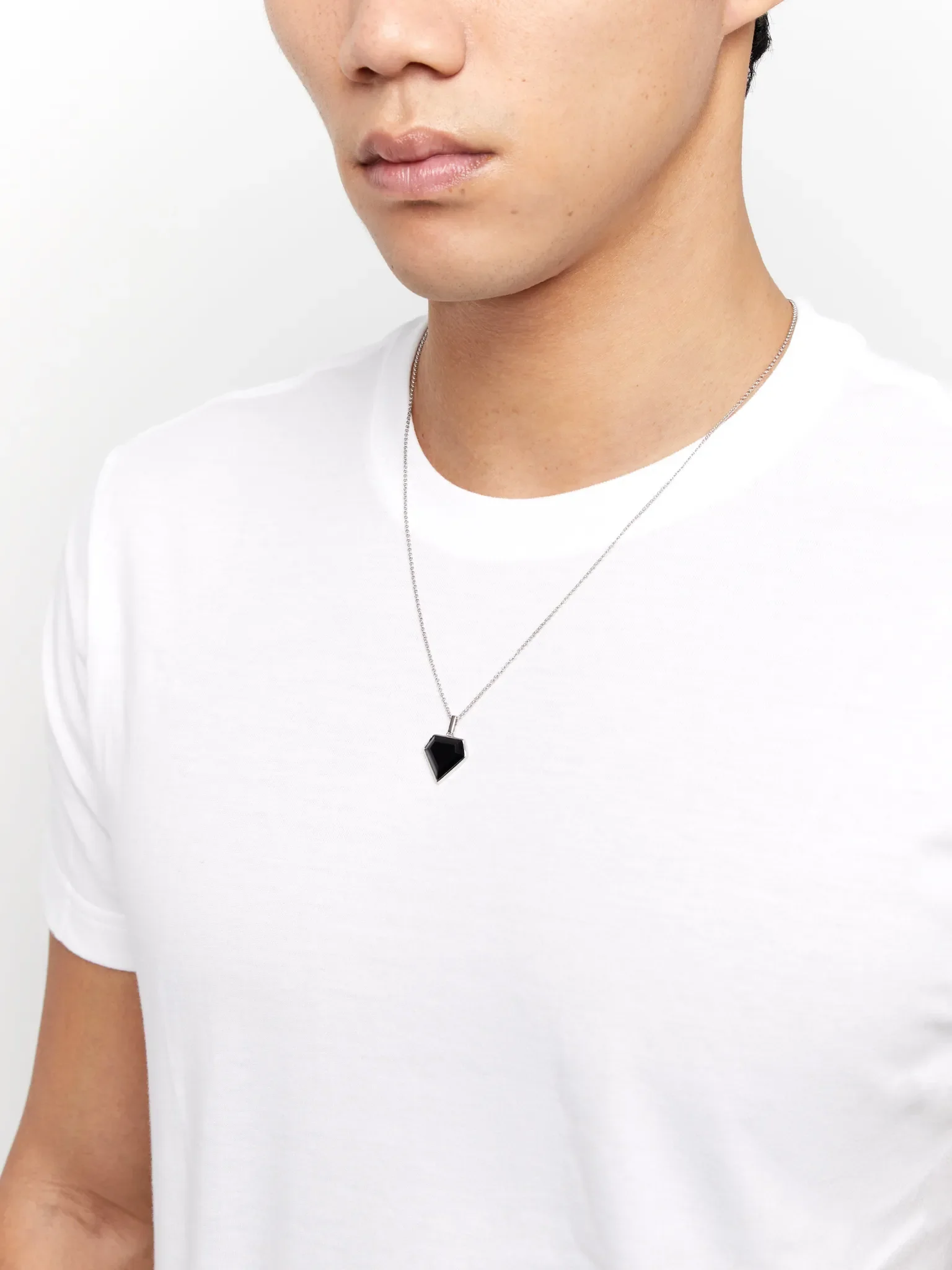 Onyx Pentagon Necklace - Image 3