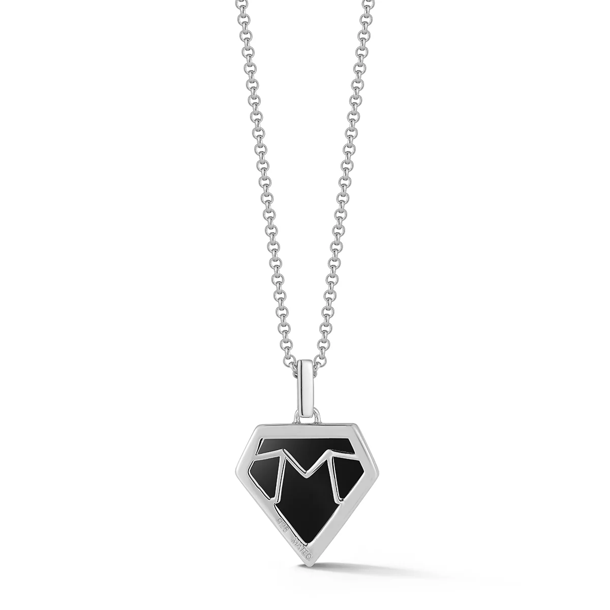 Onyx Pentagon Necklace - Image 5
