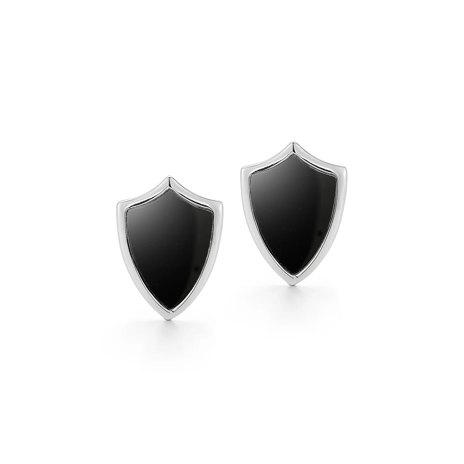 Onyx Shield Cufflinks - Image 4