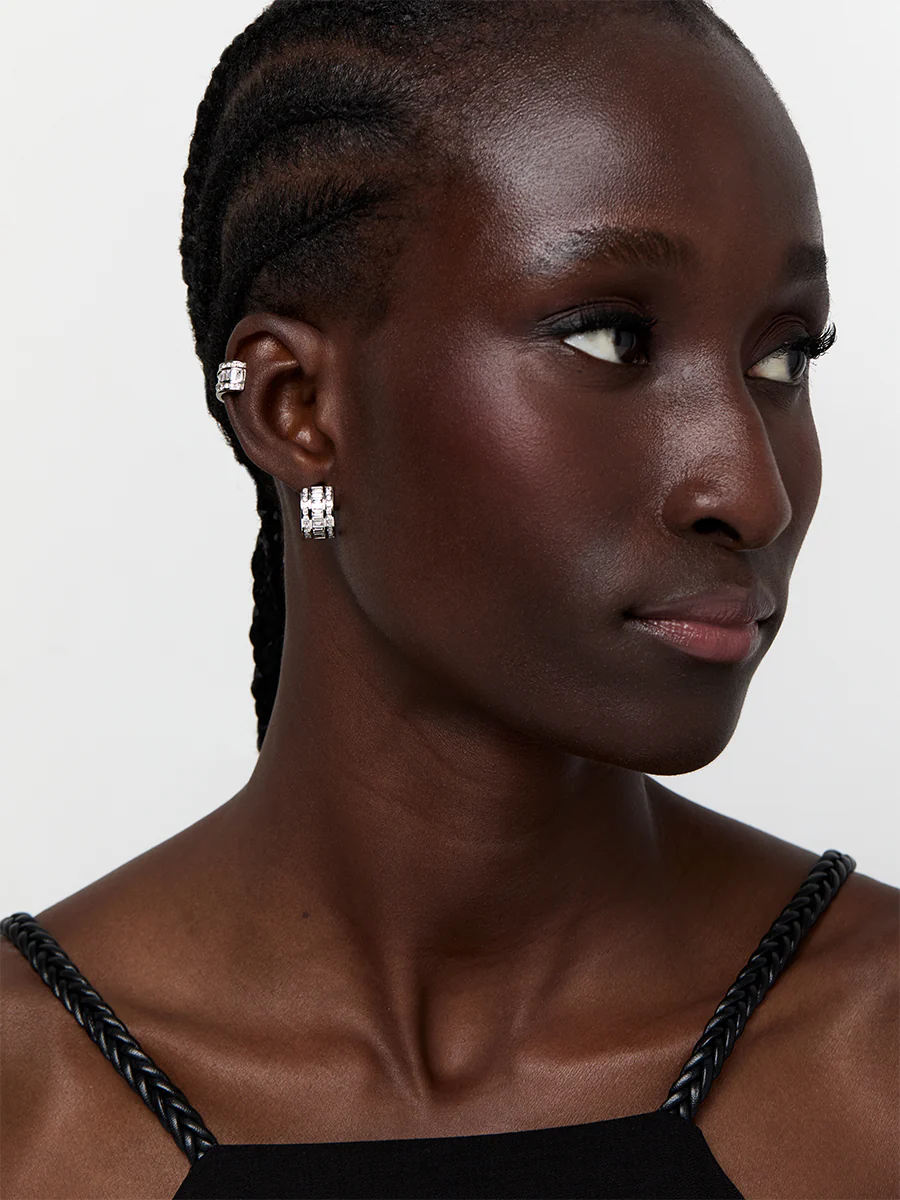 Platinum and Diamond Baguette Ear Cuff - Women - Image 4