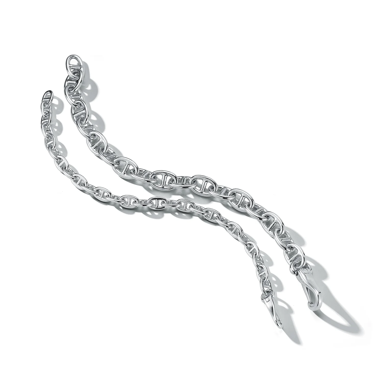 Small Anchor Link Chain Bracelet - Image 6