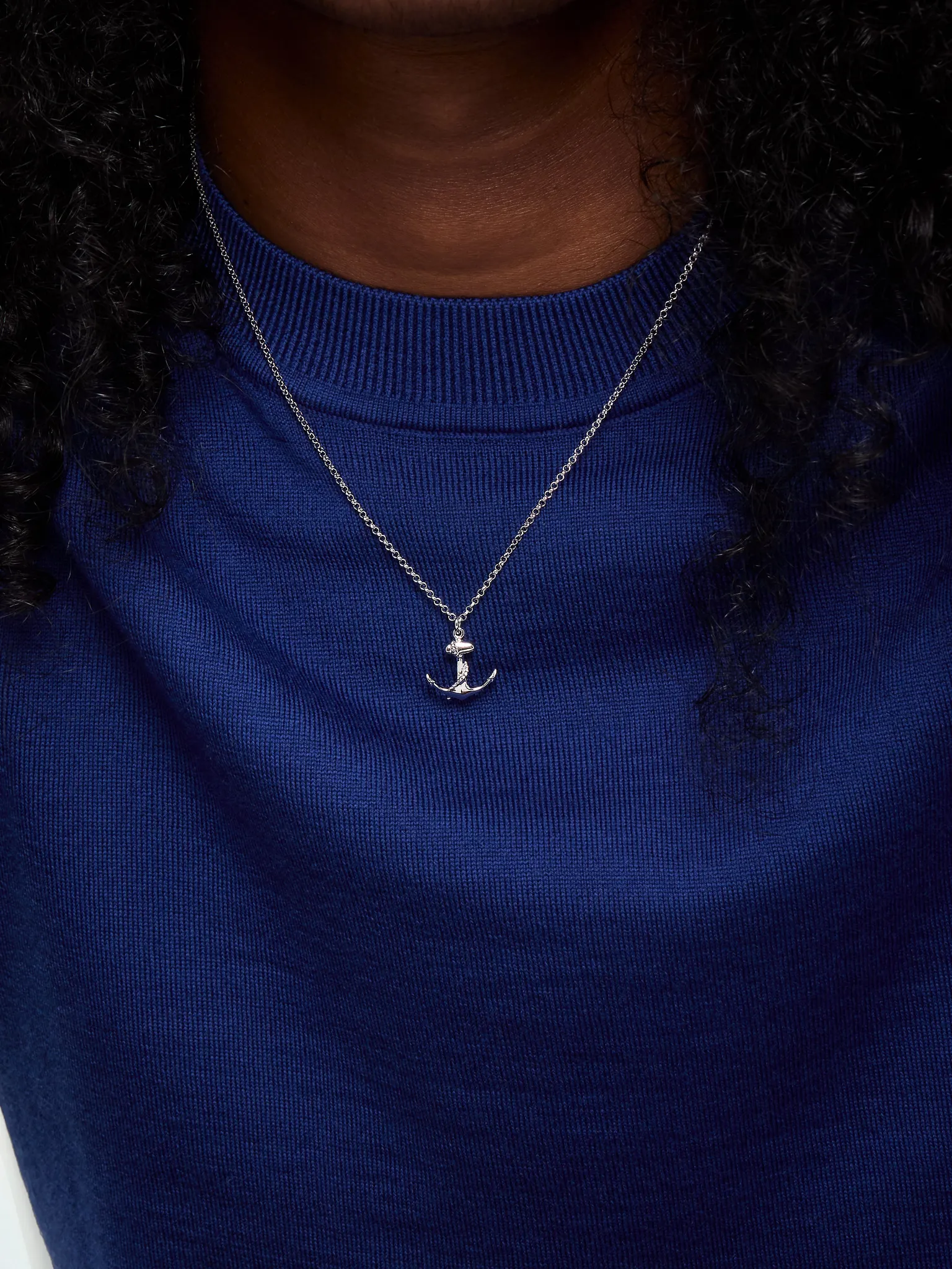 Small Anchor Necklace - Image 3